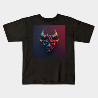 oni mask Kids T-Shirt